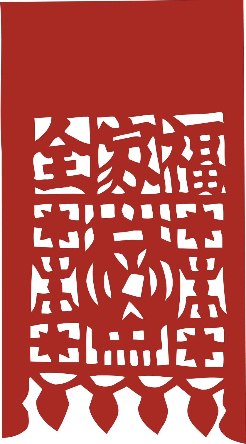 中国风中式传统喜庆民俗人物动物窗花剪纸插画边框AI矢量PNG素材【1979】